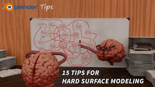 Blender Tutorial  15 Tips for Hard Surface Modeling [upl. by Alleunam]