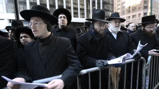 50000 Satmar Jews Protest Against Israel Military Draft [upl. by Raila]