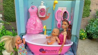 Barbie Doll All Day Routine In Indian VillagePinky Ki Kahani Part 423Barbie Ki Hindi Kahani [upl. by Sunda]