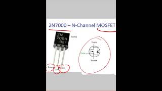 2n7000 transistor working ytshorts circuit [upl. by Aindrea642]