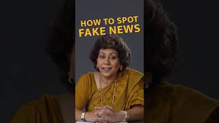 Spot Fake News Quickly  Rini Simon Khanna  Saksham Senior shorts [upl. by Firahs305]