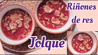 Como consumir los riñones de res➡ Haz un Jolque un tradicional plato de mi abuelita👩‍🍳 [upl. by Aisena]