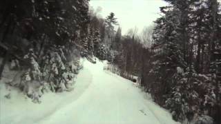 Snowmobiling In Lanaudière Mauricie Quebec [upl. by Khalsa]