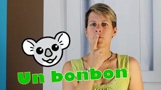 Chanson signée enfant  Un bonbon cest bon [upl. by Gillan]