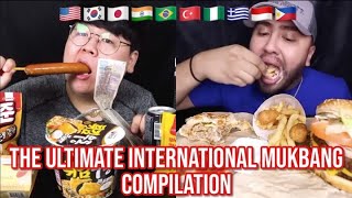 the ULTIMATE international mukbang compilation [upl. by Yduj108]