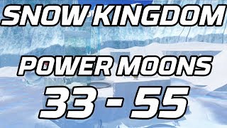 Super Mario Odyssey Snow Kingdom Post Game Power Moons 33  55 Guide [upl. by Anaidiriv]