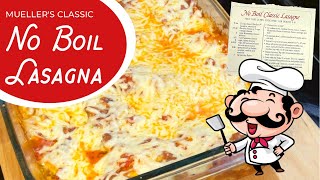 Classic NOBOIL Lasagna  Old school recipe uses REGULAR lasagna  Easy with ricotta ground beef [upl. by Iggie]