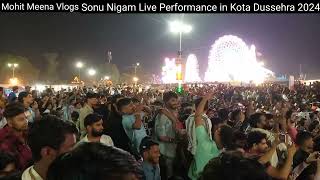 Phir Milenge Chalte Chalte Song🔥Sonu Nigam Live Performance in Kota Dussehra 2024 sonunigam viral [upl. by Ajiram]