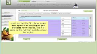 Nutritionist ProTM NexGen Add a Custom Recipe Search and Print [upl. by Stormi497]