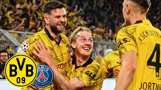 Borussia Dortmund 10 Paris St Germain  All Goals amp Highlights  UEFA Champions League [upl. by Aleydis]