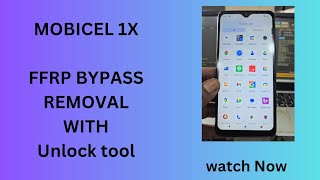 Mobicel New model 1X FRP Bypass removal with unlock tool 👌 👍 [upl. by Isnan]