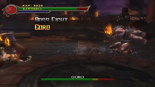 Kintaro VS Goro Boss Fight  Mortal Kombat Shaolin Monks  HARD 1080P Gameplay [upl. by Ala]