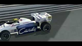 Ayrton Senna  Monaco 1984  Toleman Hart TG1842 [upl. by Saibot]