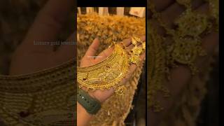 Letest Gold Bridal Chokar Necklace Designshortvideo viralshorts goldnecklace goldchoker shorts [upl. by Elolcin]