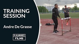 Andre De Grasse TRAINING SESSION  Olympic Gold Medal in Tokyo 2020 [upl. by Biamonte]