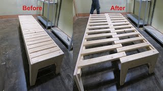 DIY Space Saving Sofa Bed  Design Ideas Woodworking Project Smart Furniture [upl. by Furlong185]