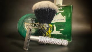 💈Chinese Safety Razor💈Proraso Shaving Soap💈Alcolado 🐧Glacial💈Shavemac Brush S [upl. by Tabor130]