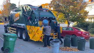 Peterbilt 567 McNeilus XC Rearloader Yardwaste Truck [upl. by Jon]