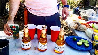 How To  BEST Beer Cocktail At Camp  MICHELADA  Mexican Style  Bush Drinking [upl. by Ahsiym]