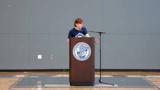 Bellarmine Preparatory School Brayden Pugh B25 Speech [upl. by Lurie501]