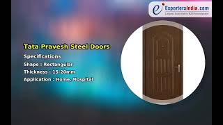 Glazed Fire Door and steel fire door Manufacturer amp Supplier in India  ROBUST ENTERPRISES [upl. by Eimorej]