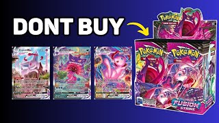 Why You SHOULDNT Buy Fusion Strike Booster Boxes [upl. by Adnalro]