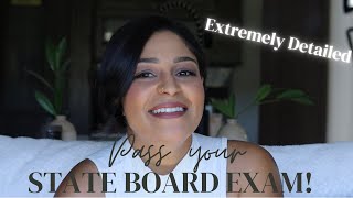 HOW TO PASS YOUR STATE BOARD EXAM  Esthetician [upl. by Tsugua226]