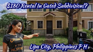 180 Rental In Gated Subdivision Lipa City Philippines P H [upl. by Lipkin]