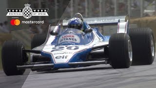 Sound ON Screaming Ligier JS11 blasts up FOS hill [upl. by Gentes673]