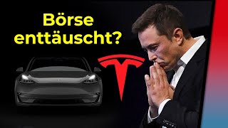 Tesla Marge ist uns egal Tesla Aktie bricht ein Reaktion der Börse auf den Q1 Earnings Call [upl. by Plato328]