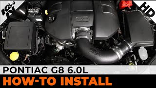 Pontiac G8 60L 633071 Air Intake Installation [upl. by Ahtamat]