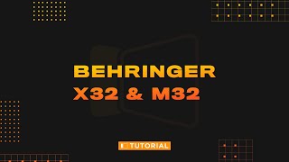 Behringer X32 amp M32  ProPresenter [upl. by Assina75]