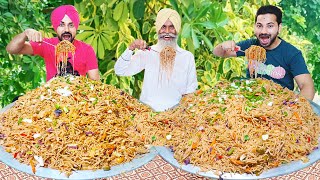 NOODLES  Veg Hakka Noodles Recipe in Village style  Chinese Cuisine  Traditional Village Cooking [upl. by Atilrak]