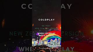 Coldplay Concert Auckland 2024 We Pray song NewZealand version featuring frankieventer [upl. by Accebar716]