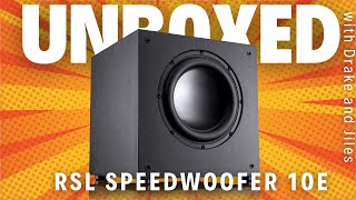 RSL Speedwoofer 10E UNBOXED LIVE with Drake and Jiles [upl. by Schwing]