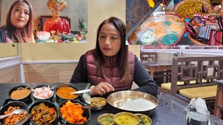 Part 2 Chorten MonestrySix items Achar Mutton Rice Nepali Mukbang Rinzing vlogs Sikkim [upl. by Oer]