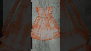 VAISAKHI SPECIAL TIEDYE DRESS 👗 viral youtubeshorts tiedye diy [upl. by Whitby]