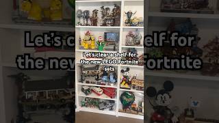 Clearing a shelf for the new LEGO FORTNITE sets lego legofortnite [upl. by Ueih377]