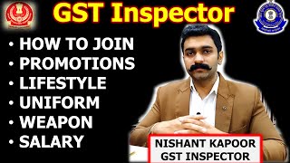 GST Inspector kaise bane  Power  Status  Salary  Uniform  Gun  Promotion  Medical  Physical [upl. by Amling]