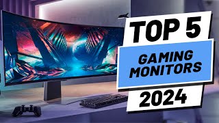 Top 5 BEST Gaming Monitors in 2024 [upl. by Ursel]