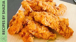 KFC Chicken Strips  KFC Style Crispy Chicken Tenders Recipe  Original KFC Strips [upl. by Mis]