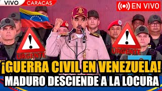 🔴URGENTE MADURO EN VIVO DESCIENDE A LA LOCURA 🔥GUERRA CIVIL EN VENEZUELA🔥 FRAN FIJAP [upl. by Wilt]