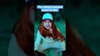 The twilight baseball scene is iconic shorts twilight twilightsaga vampire baseball [upl. by Tades82]