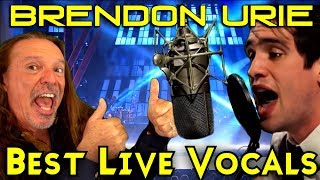 Vocal Coach Reacts To Brendon Uries Best Live Vocals  Ken Tamplin [upl. by Otrebilif]