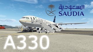 XPlane 11 JARDesign A330 v35 SAUDIA [upl. by Noynek640]