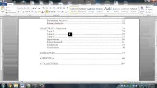 Dissertation Help How to format your Table of Contents [upl. by Aeuhsoj]