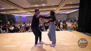 Angel amp Jess Bachata Sensual Xperience Stuns at Hello Bachata Festival🔥 MustWatch Dance [upl. by Furie323]