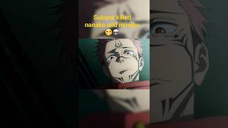 sukuna awaken and killed nanako and mimiko jujutsu kaisen s2 anime animeedit short jujutsukaisen [upl. by Bay128]