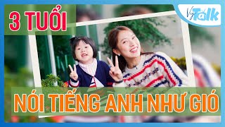 Annie 3 tuổi nói Tiếng Anh siêu đỉnh cùng Khánh Vy  VyTalk Ep01  Khánh Vy Official [upl. by Arnst]