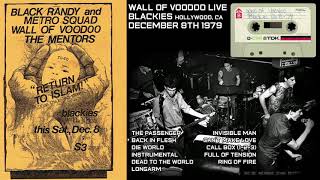 Wall of Voodoo LIVE  Blackies Hollywood CA  December 8th 1979 [upl. by Vanda310]